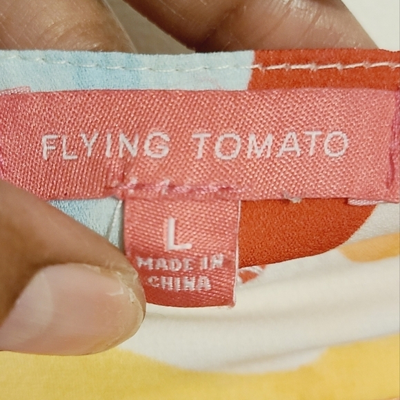 Flying Tomato | Multi-Colored Abstract Printed Maxi Length Skirt (Size Large) - Picture 2 of 11